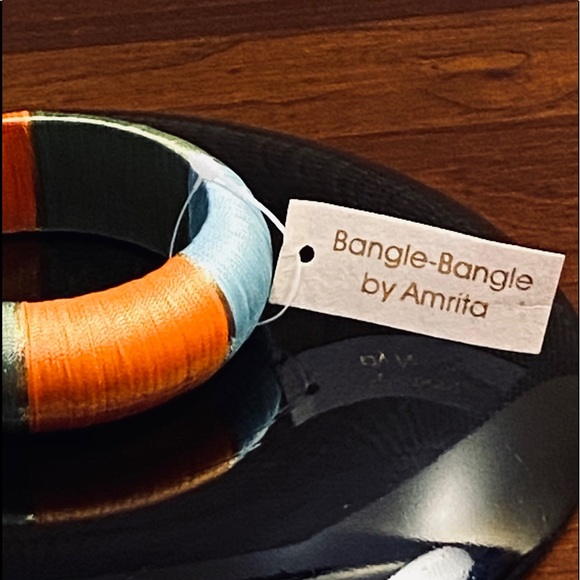 Amrita Singh Jewelry - 🌟2xHP🌟Silk Color Block Bangle by Amrita Singh 8”